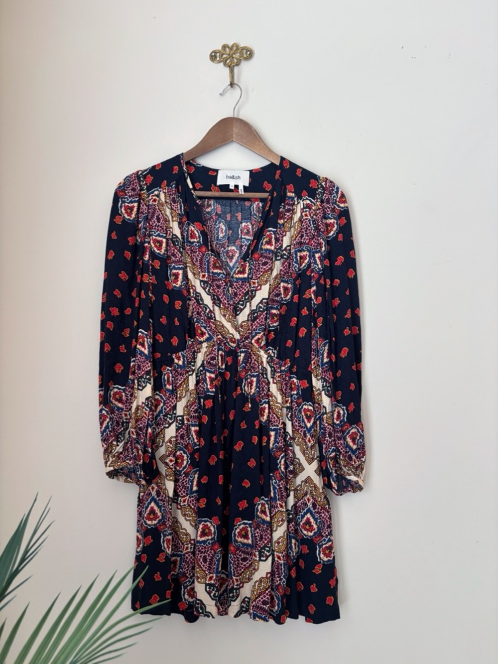 BA&SH Jasper French Boho Chic Mini Dress XS